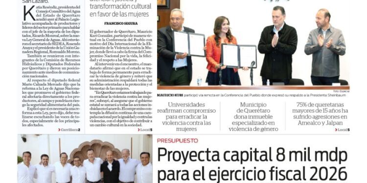 Portada 26 de noviembre de 2025