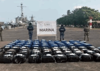 Aseguran 2.5 toneladas de cocaína frente a costas de Michoacán