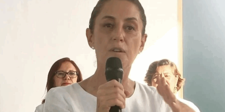 ‘Nunca hay que usar la violencia’, responde Sheinbaum ante marcha