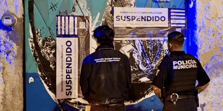 Clausuran seis eventos por incumplimiento