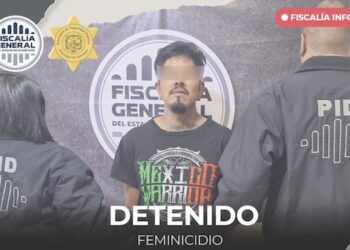 Detiene Fiscalía a feminicida