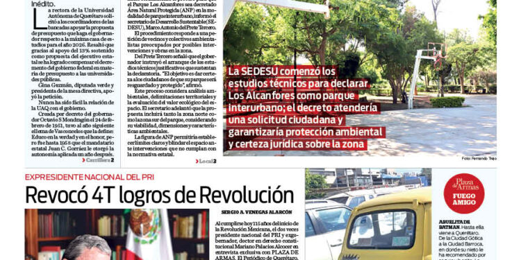 Portada 20 de noviembre de 2025