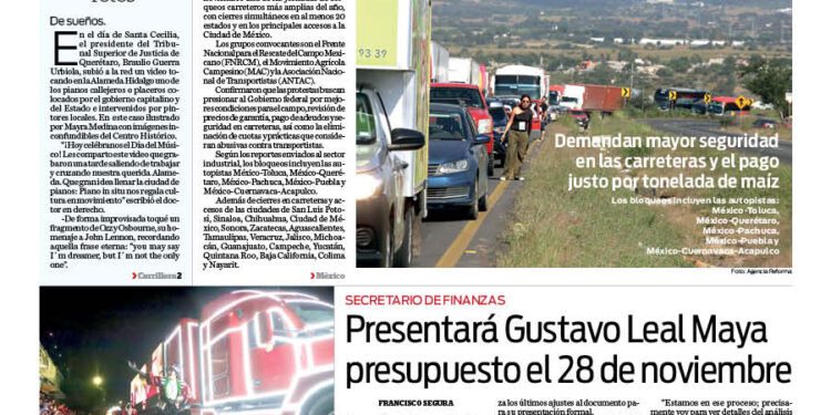 Portada 24 de noviembre de 2025