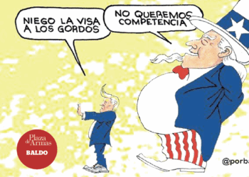 Niego la visa a los gordos