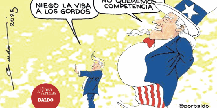 Niego la visa a los gordos