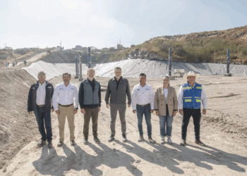 Supervisa avance en la tercera celda del relleno sanitario de Huimilpan