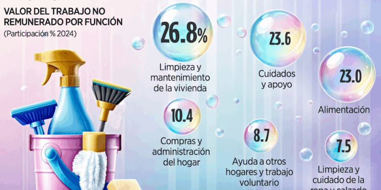 Desigualdad en tareas del hogar