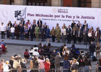 Presenta Sheinbaum plan por la paz para Michoacán