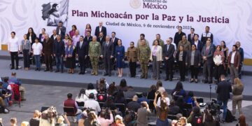 Presenta Sheinbaum plan por la paz para Michoacán