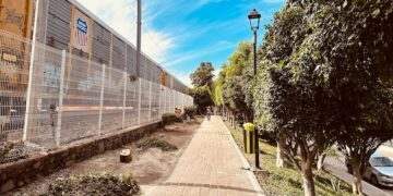 Talan en el Parque lineal de Las Hadas