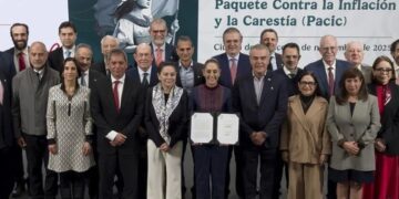 Firman Sheinbaum e IP renovación de paquete para contrarrestar inflación
