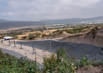 Supervisa Mauricio Kuri avance del relleno sanitario de Huimilpan