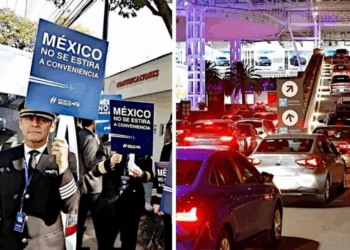 Protestas… y caos en el aeropuerto de la Ciudad de México