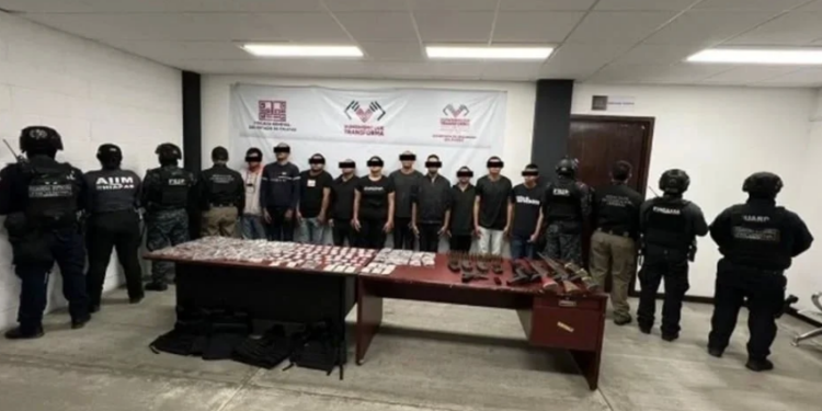 Detienen a 12 del CJNG en Chiapas