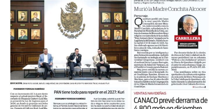 Portada 2 de diciembre de 2025