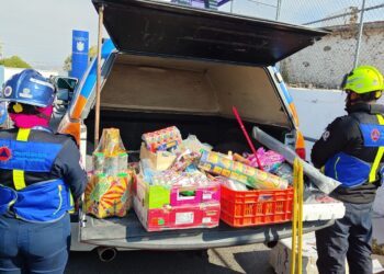 Protección Civil realiza operativo contra pirotecnia ilegal en el Mercado de Abastos