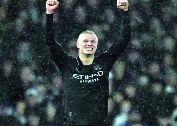 Logra Haaland récord, pero el City sufre ante Fulham