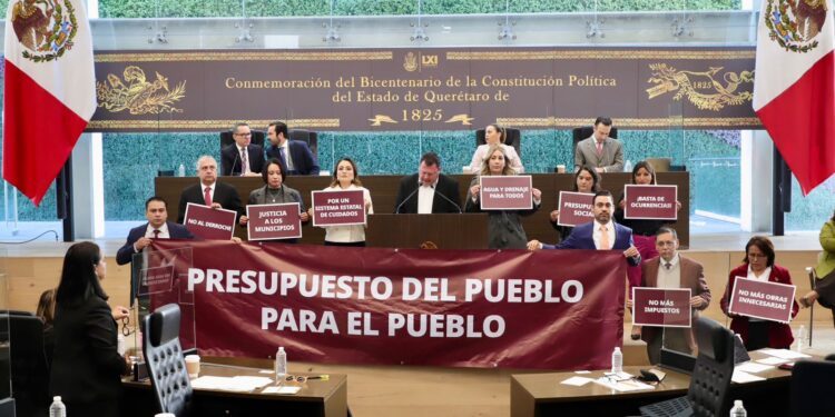 Rechazan diputados de la 4T Paquete Fiscal 2026 para Querétaro