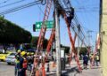 Retira municipio 26.5 toneladas de cableado en desuso