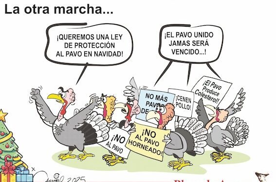 La otra marcha…