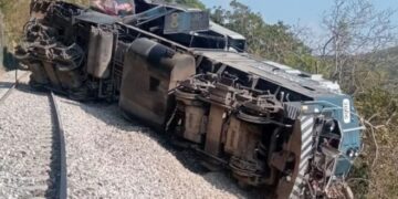Se descarrila el Tren Interoceánico en Oaxaca