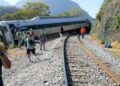 Se descarrila el Tren Interoceánico en Oaxaca