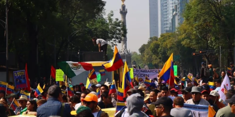 Marchan por soberanía de pueblos de Latinoamérica