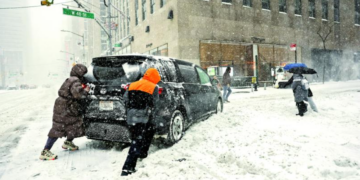 Nevadas históricas paralizan sureste y centro de EU
