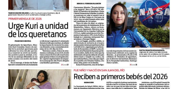 Portada 2 de enero de 2026