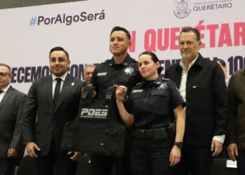 Gobierno de Querétaro entrega equipamiento policial con inversión superior a 155 millones de pesos