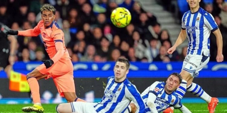 Cae Barcelona en su visita a la Real Sociedad