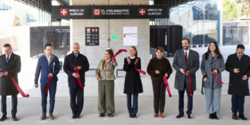 Sheinbaum inaugura tramo Santa Fe-Observatorio del Tren “El Insurgente”