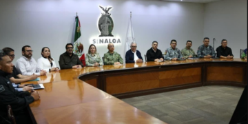 Revisa García Harfuch en Sinaloa estrategia de seguridad 