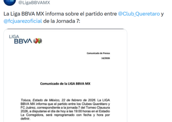 Reprograman partido entre Gallos vs Juárez