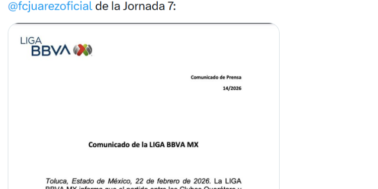 Reprograman partido entre Gallos vs Juárez