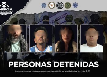 Sinergia ejecuta cateos y detiene a cuatro personas
