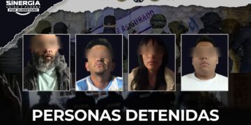 Sinergia ejecuta cateos y detiene a cuatro personas