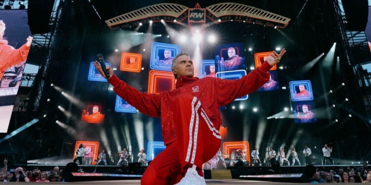Robbie Williams regresa con la energía de su Britpop Tour