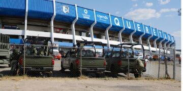 Vigilan Ejército y Guardia Nacional el Estadio Corregidora
