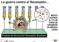 La guerra contra el sarampión