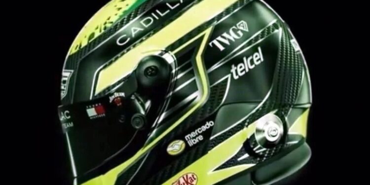 Presentan nuevo casco de Sergio Pérez para su retorno a F1