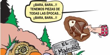 Saqueo paleontológico serrano…