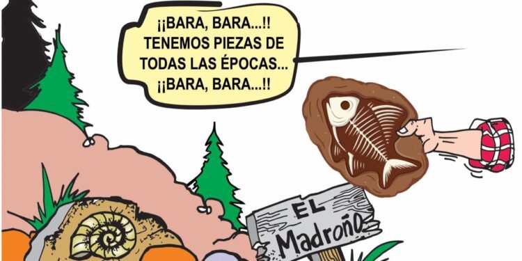 Saqueo paleontológico serrano…