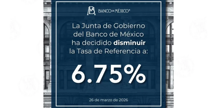 Banxico recorta tasa de interés