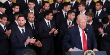 Donald Trump elogia a Lionel Messi en la visita del Inter Miami a la Casa Blanca