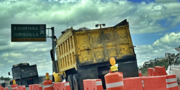 Obras en la Carretera 57 provocan traslados de hasta más de una hora