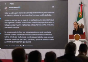 Dice CSP que cuenta para depositar a Cuba es fiscalizada