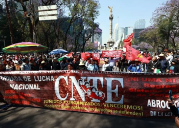 Hay diálogo, dice Sheinbaum  a CNTE ante amenazas contra Mundial 