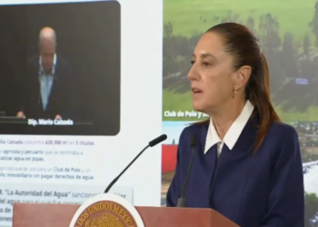 Usa priista Mario Calzada títulos de agua para club de polo: Sheinbaum 