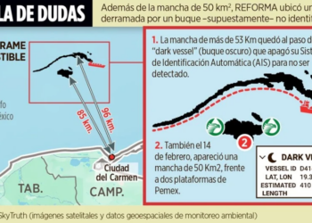 Apunta a huachicol el buque ‘fantasma’